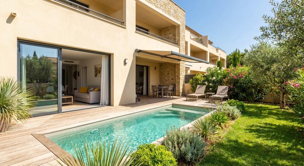 ppartement T3 neuf … Nimes le plaisir dune piscine et dun jardin privatifs